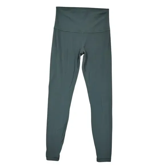 Lululemon Align High Rise Leggings Size 6 Gray Super Soft Full Length - Picture 2 of 9